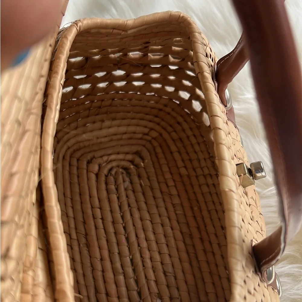 Wicker Basket Handbag - Picture 9 of 12